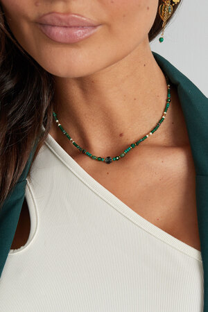 Halskette grüne Perlen - grün h5 Bild5